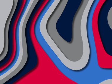 kağıt ile 3D arka plan şekilleri kesim. Soyut kağıt kitap kapağı için şablon arka plan bölmek. Kağıt arka plan kes. Soyut gerçekçi kağıt dekorasyon tasarımı için