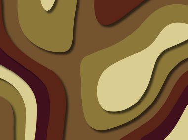 kağıt ile 3D arka plan şekilleri kesim. Soyut kağıt kitap kapağı için şablon arka plan bölmek. Kağıt arka plan kes. Soyut gerçekçi kağıt dekorasyon tasarımı için