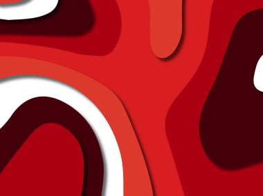 kağıt ile 3D arka plan şekilleri kesim. Soyut kağıt kitap kapağı için şablon arka plan bölmek. Kağıt arka plan kes. Soyut gerçekçi kağıt dekorasyon tasarımı için