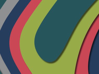 kağıt ile 3D arka plan şekilleri kesim. Soyut kağıt kitap kapağı için şablon arka plan bölmek. Kağıt arka plan kes. Soyut gerçekçi kağıt dekorasyon tasarımı için