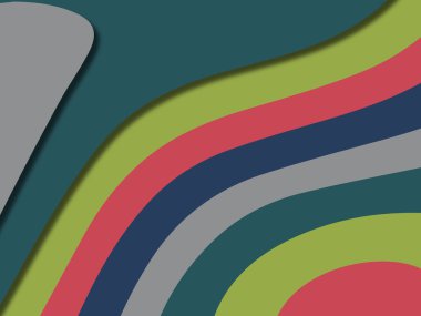 kağıt ile 3D arka plan şekilleri kesim. Soyut kağıt kitap kapağı için şablon arka plan bölmek. Kağıt arka plan kes. Soyut gerçekçi kağıt dekorasyon tasarımı için