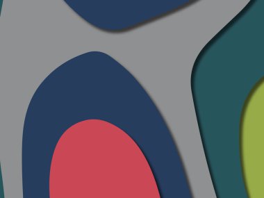 kağıt ile 3D arka plan şekilleri kesim. Soyut kağıt kitap kapağı için şablon arka plan bölmek. Kağıt arka plan kes. Soyut gerçekçi kağıt dekorasyon tasarımı için