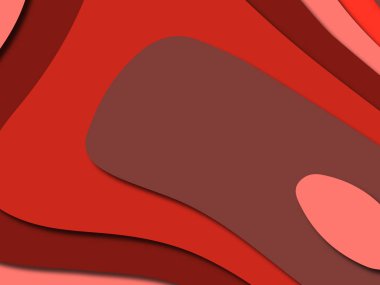 kağıt ile 3D arka plan şekilleri kesim. Soyut kağıt kitap kapağı için şablon arka plan bölmek. Kağıt arka plan kes. Soyut gerçekçi kağıt dekorasyon tasarımı için