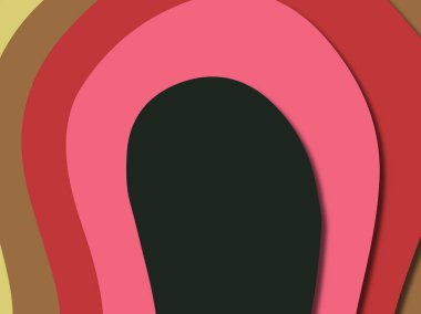 kağıt ile 3D arka plan şekilleri kesim. Soyut kağıt kitap kapağı için şablon arka plan bölmek. Kağıt arka plan kes. Soyut gerçekçi kağıt dekorasyon tasarımı için