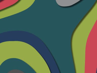 kağıt ile 3D arka plan şekilleri kesim. Soyut kağıt kitap kapağı için şablon arka plan bölmek. Kağıt arka plan kes. Soyut gerçekçi kağıt dekorasyon tasarımı için