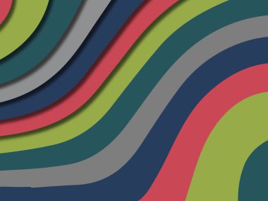 kağıt ile 3D arka plan şekilleri kesim. Soyut kağıt kitap kapağı için şablon arka plan bölmek. Kağıt arka plan kes. Soyut gerçekçi kağıt dekorasyon tasarımı için