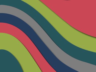 kağıt ile 3D arka plan şekilleri kesim. Soyut kağıt kitap kapağı için şablon arka plan bölmek. Kağıt arka plan kes. Soyut gerçekçi kağıt dekorasyon tasarımı için