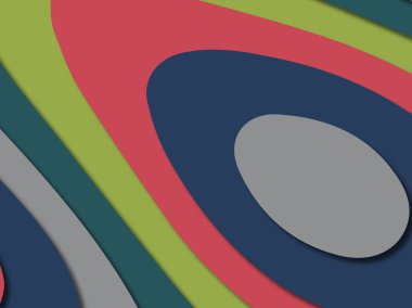 kağıt ile 3D arka plan şekilleri kesim. Soyut kağıt kitap kapağı için şablon arka plan bölmek. Kağıt arka plan kes. Soyut gerçekçi kağıt dekorasyon tasarımı için