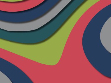 kağıt ile 3D arka plan şekilleri kesim. Soyut kağıt kitap kapağı için şablon arka plan bölmek. Kağıt arka plan kes. Soyut gerçekçi kağıt dekorasyon tasarımı için