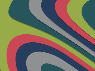 kağıt ile 3D arka plan şekilleri kesim. Soyut kağıt kitap kapağı için şablon arka plan bölmek. Kağıt arka plan kes. Soyut gerçekçi kağıt dekorasyon tasarımı için