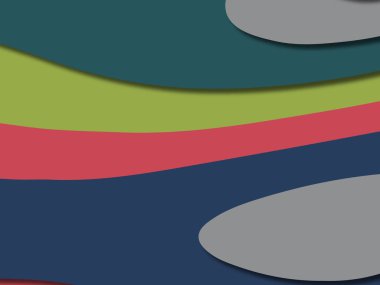 kağıt ile 3D arka plan şekilleri kesim. Soyut kağıt kitap kapağı için şablon arka plan bölmek. Kağıt arka plan kes. Soyut gerçekçi kağıt dekorasyon tasarımı için