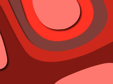 kağıt ile 3D arka plan şekilleri kesim. Soyut kağıt kitap kapağı için şablon arka plan bölmek. Kağıt arka plan kes. Soyut gerçekçi kağıt dekorasyon tasarımı için