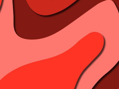 kağıt ile 3D arka plan şekilleri kesim. Soyut kağıt kitap kapağı için şablon arka plan bölmek. Kağıt arka plan kes. Soyut gerçekçi kağıt dekorasyon tasarımı için