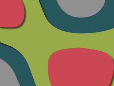 kağıt ile 3D arka plan şekilleri kesim. Soyut kağıt kitap kapağı için şablon arka plan bölmek. Kağıt arka plan kes. Soyut gerçekçi kağıt dekorasyon tasarımı için