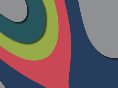 kağıt ile 3D arka plan şekilleri kesim. Soyut kağıt kitap kapağı için şablon arka plan bölmek. Kağıt arka plan kes. Soyut gerçekçi kağıt dekorasyon tasarımı için