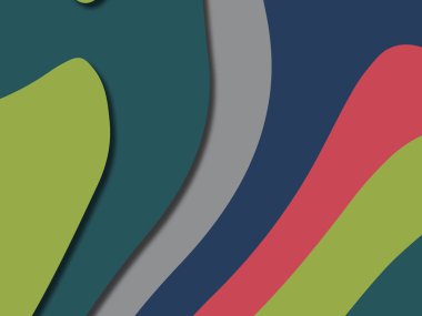 kağıt ile 3D arka plan şekilleri kesim. Soyut kağıt kitap kapağı için şablon arka plan bölmek. Kağıt arka plan kes. Soyut gerçekçi kağıt dekorasyon tasarımı için