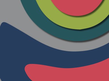 kağıt ile 3D arka plan şekilleri kesim. Soyut kağıt kitap kapağı için şablon arka plan bölmek. Kağıt arka plan kes. Soyut gerçekçi kağıt dekorasyon tasarımı için