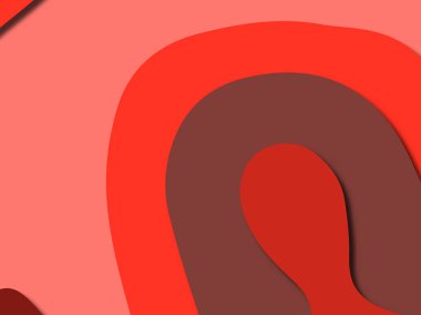 kağıt ile 3D arka plan şekilleri kesim. Soyut kağıt kitap kapağı için şablon arka plan bölmek. Kağıt arka plan kes. Soyut gerçekçi kağıt dekorasyon tasarımı için