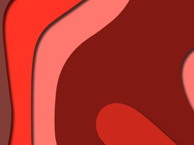 kağıt ile 3D arka plan şekilleri kesim. Soyut kağıt kitap kapağı için şablon arka plan bölmek. Kağıt arka plan kes. Soyut gerçekçi kağıt dekorasyon tasarımı için