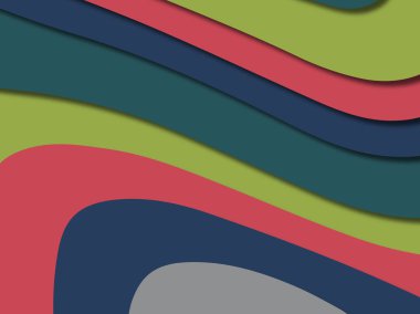 kağıt ile 3D arka plan şekilleri kesim. Soyut kağıt kitap kapağı için şablon arka plan bölmek. Kağıt arka plan kes. Soyut gerçekçi kağıt dekorasyon tasarımı için