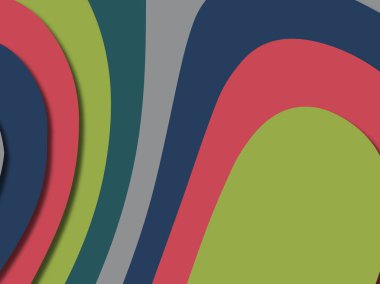 kağıt ile 3D arka plan şekilleri kesim. Soyut kağıt kitap kapağı için şablon arka plan bölmek. Kağıt arka plan kes. Soyut gerçekçi kağıt dekorasyon tasarımı için