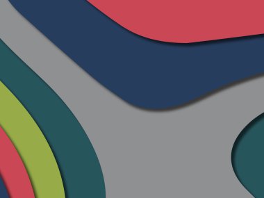 kağıt ile 3D arka plan şekilleri kesim. Soyut kağıt kitap kapağı için şablon arka plan bölmek. Kağıt arka plan kes. Soyut gerçekçi kağıt dekorasyon tasarımı için