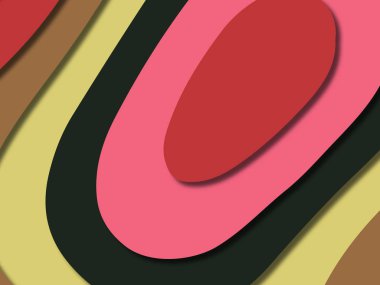 kağıt ile 3D arka plan şekilleri kesim. Soyut kağıt kitap kapağı için şablon arka plan bölmek. Kağıt arka plan kes. Soyut gerçekçi kağıt dekorasyon tasarımı için