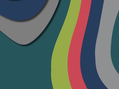 kağıt ile 3D arka plan şekilleri kesim. Soyut kağıt kitap kapağı için şablon arka plan bölmek. Kağıt arka plan kes. Soyut gerçekçi kağıt dekorasyon tasarımı için