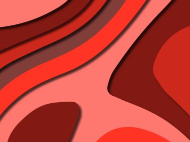 kağıt ile 3D arka plan şekilleri kesim. Soyut kağıt kitap kapağı için şablon arka plan bölmek. Kağıt arka plan kes. Soyut gerçekçi kağıt dekorasyon tasarımı için