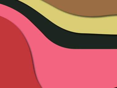 kağıt ile 3D arka plan şekilleri kesim. Soyut kağıt kitap kapağı için şablon arka plan bölmek. Kağıt arka plan kes. Soyut gerçekçi kağıt dekorasyon tasarımı için