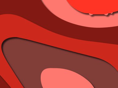 kağıt ile 3D arka plan şekilleri kesim. Soyut kağıt kitap kapağı için şablon arka plan bölmek. Kağıt arka plan kes. Soyut gerçekçi kağıt dekorasyon tasarımı için