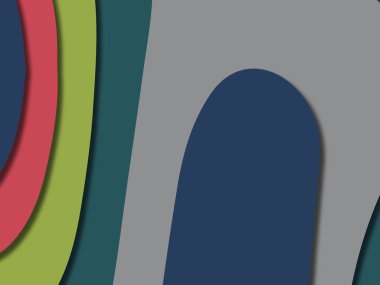 kağıt ile 3D arka plan şekilleri kesim. Soyut kağıt kitap kapağı için şablon arka plan bölmek. Kağıt arka plan kes. Soyut gerçekçi kağıt dekorasyon tasarımı için