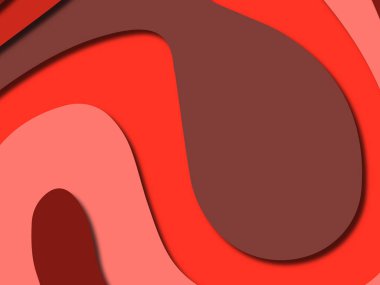 kağıt ile 3D arka plan şekilleri kesim. Soyut kağıt kitap kapağı için şablon arka plan bölmek. Kağıt arka plan kes. Soyut gerçekçi kağıt dekorasyon tasarımı için