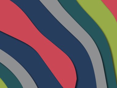 kağıt ile 3D arka plan şekilleri kesim. Soyut kağıt kitap kapağı için şablon arka plan bölmek. Kağıt arka plan kes. Soyut gerçekçi kağıt dekorasyon tasarımı için