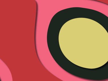 kağıt ile 3D arka plan şekilleri kesim. Soyut kağıt kitap kapağı için şablon arka plan bölmek. Kağıt arka plan kes. Soyut gerçekçi kağıt dekorasyon tasarımı için