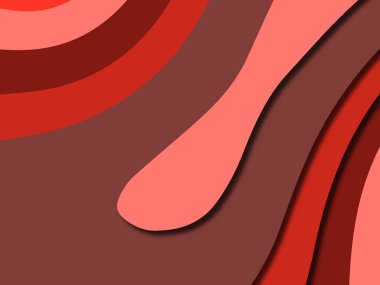 kağıt ile 3D arka plan şekilleri kesim. Soyut kağıt kitap kapağı için şablon arka plan bölmek. Kağıt arka plan kes. Soyut gerçekçi kağıt dekorasyon tasarımı için