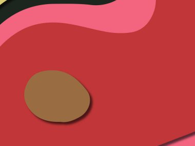 kağıt ile 3D arka plan şekilleri kesim. Soyut kağıt kitap kapağı için şablon arka plan bölmek. Kağıt arka plan kes. Soyut gerçekçi kağıt dekorasyon tasarımı için