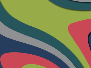 kağıt ile 3D arka plan şekilleri kesim. Soyut kağıt kitap kapağı için şablon arka plan bölmek. Kağıt arka plan kes. Soyut gerçekçi kağıt dekorasyon tasarımı için