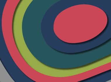 kağıt ile 3D arka plan şekilleri kesim. Soyut kağıt kitap kapağı için şablon arka plan bölmek. Kağıt arka plan kes. Soyut gerçekçi kağıt dekorasyon tasarımı için