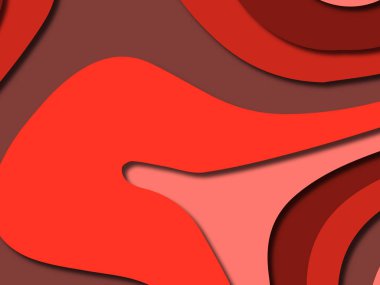 kağıt ile 3D arka plan şekilleri kesim. Soyut kağıt kitap kapağı için şablon arka plan bölmek. Kağıt arka plan kes. Soyut gerçekçi kağıt dekorasyon tasarımı için