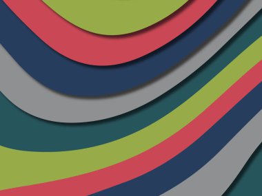 kağıt ile 3D arka plan şekilleri kesim. Soyut kağıt kitap kapağı için şablon arka plan bölmek. Kağıt arka plan kes. Soyut gerçekçi kağıt dekorasyon tasarımı için