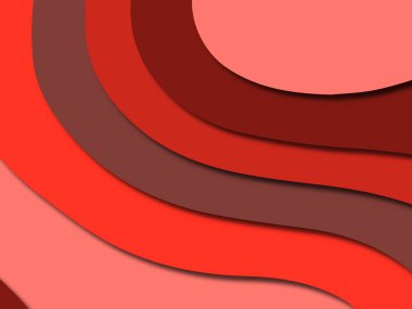 kağıt ile 3D arka plan şekilleri kesim. Soyut kağıt kitap kapağı için şablon arka plan bölmek. Kağıt arka plan kes. Soyut gerçekçi kağıt dekorasyon tasarımı için