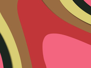 kağıt ile 3D arka plan şekilleri kesim. Soyut kağıt kitap kapağı için şablon arka plan bölmek. Kağıt arka plan kes. Soyut gerçekçi kağıt dekorasyon tasarımı için