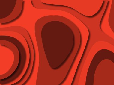 kağıt ile 3D arka plan şekilleri kesim. Soyut kağıt kitap kapağı için şablon arka plan bölmek. Kağıt arka plan kes. Soyut gerçekçi kağıt dekorasyon tasarımı için