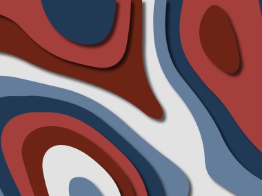 kağıt ile 3D arka plan şekilleri kesim. Soyut kağıt kitap kapağı için şablon arka plan bölmek. Kağıt arka plan kes. Soyut gerçekçi kağıt dekorasyon tasarımı için