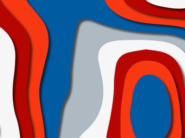 kağıt ile 3D arka plan şekilleri kesim. Soyut kağıt kitap kapağı için şablon arka plan bölmek. Kağıt arka plan kes. Soyut gerçekçi kağıt dekorasyon tasarımı için