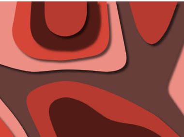 kağıt ile 3D arka plan şekilleri kesim. Soyut kağıt kitap kapağı için şablon arka plan bölmek. Kağıt arka plan kes. Soyut gerçekçi kağıt dekorasyon tasarımı için