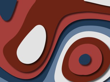 kağıt ile 3D arka plan şekilleri kesim. Soyut kağıt kitap kapağı için şablon arka plan bölmek. Kağıt arka plan kes. Soyut gerçekçi kağıt dekorasyon tasarımı için