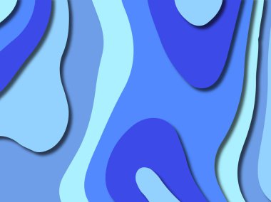 kağıt ile 3D arka plan şekilleri kesim. Soyut kağıt kitap kapağı için şablon arka plan bölmek. Kağıt arka plan kes. Soyut gerçekçi kağıt dekorasyon tasarımı için