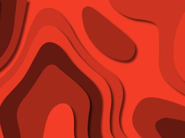 kağıt ile 3D arka plan şekilleri kesim. Soyut kağıt kitap kapağı için şablon arka plan bölmek. Kağıt arka plan kes. Soyut gerçekçi kağıt dekorasyon tasarımı için